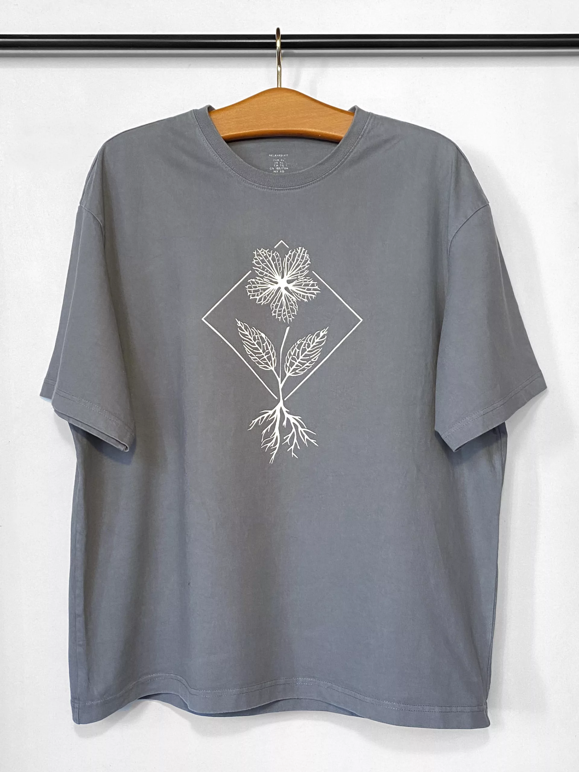 t-shirt motif "Nervures"