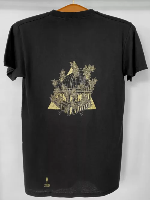 T-shirt homme noir motif "Urbain #2"