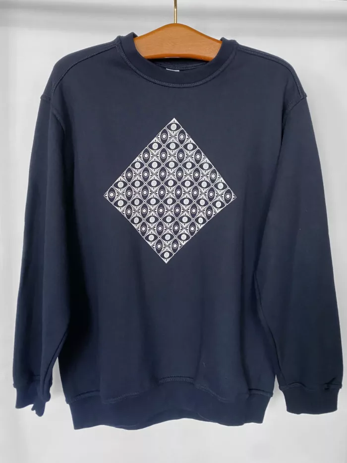 Sweat unisexe bleu avec motif "All Eyes On Me"