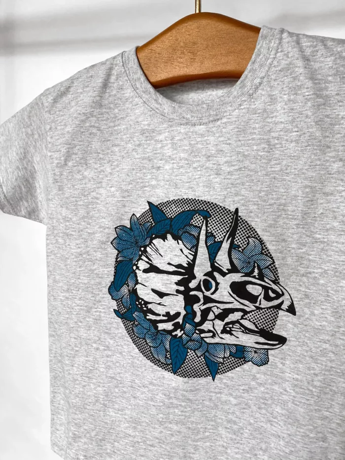 T-shirt enfant motif "Dinoflore"