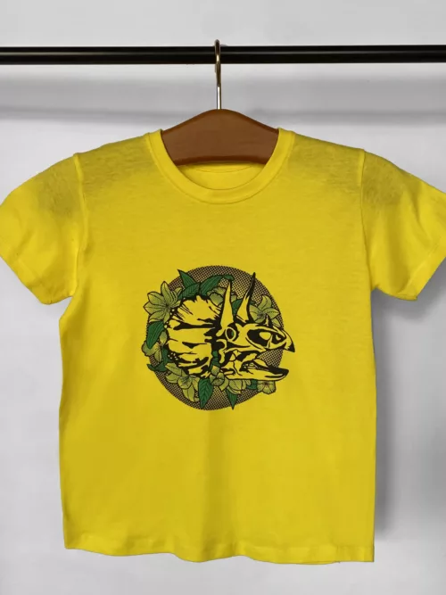 T-shirt enfant motif "Dinoflore"