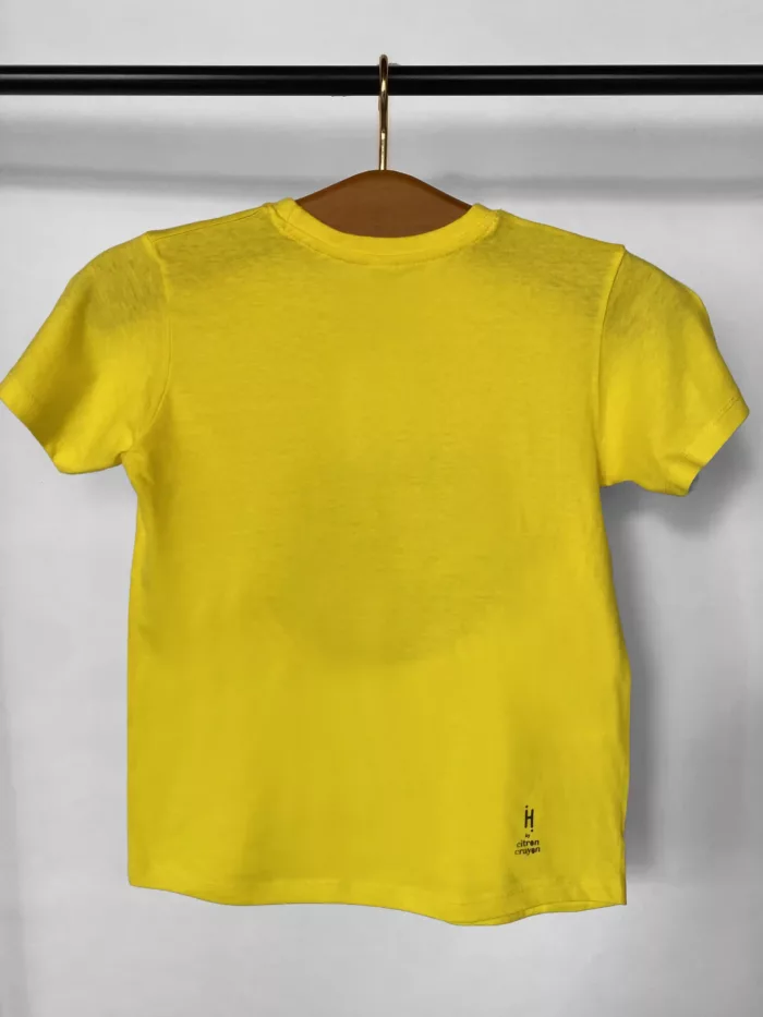 T-shirt enfant jaune