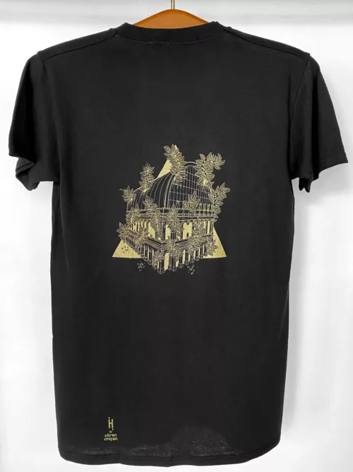 T-shirt homme noir motif "Urbain #2"