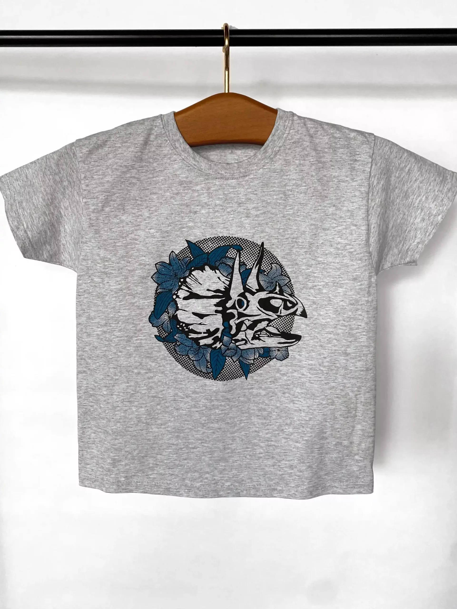 T-shirt enfant motif "Dinoflore"