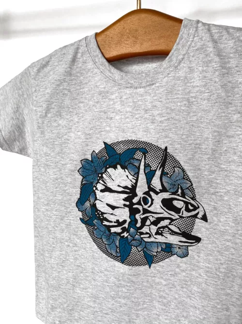 T-shirt enfant motif "Dinoflore"