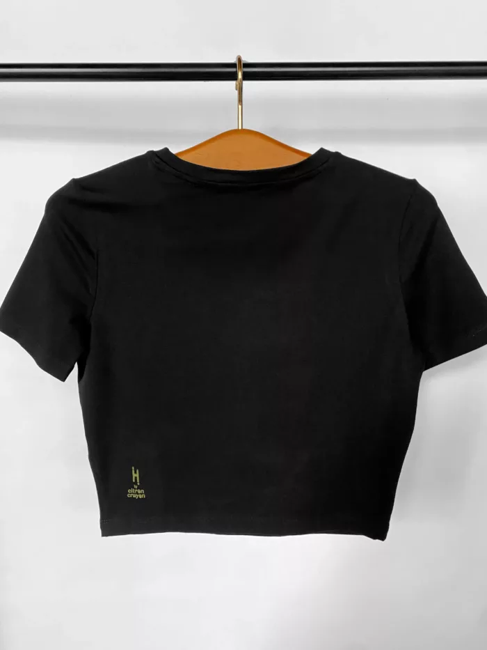 T-shirt femme noir motif "Urbain#2"