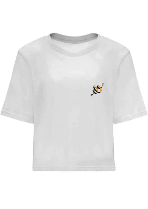 T-shirt femme blanc motif "Envolée #1"