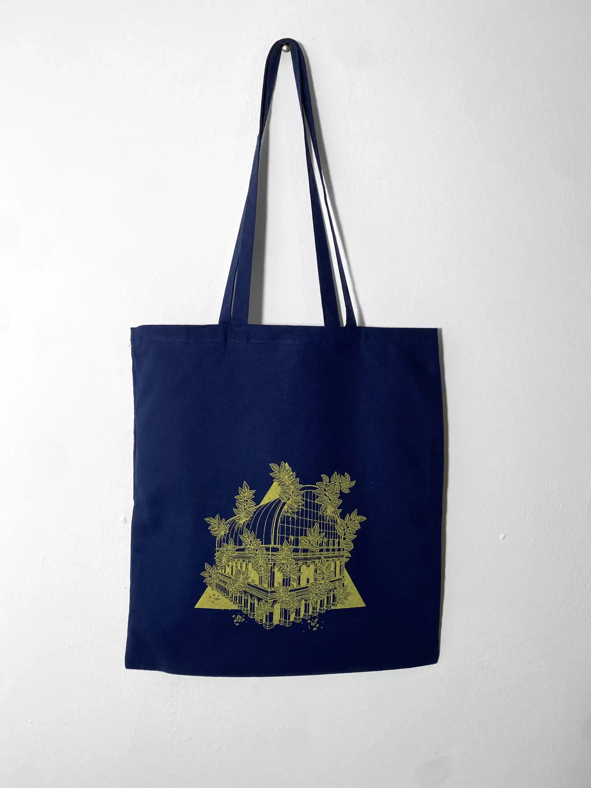 Tote bag "urbain #2" bleu