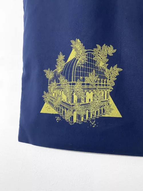 Tote bag "urbain #2" bleu