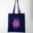 Tote bag "libellule" bleu